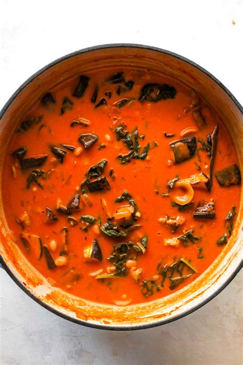 Roasted Eggplant Soup - Dishing Out Health