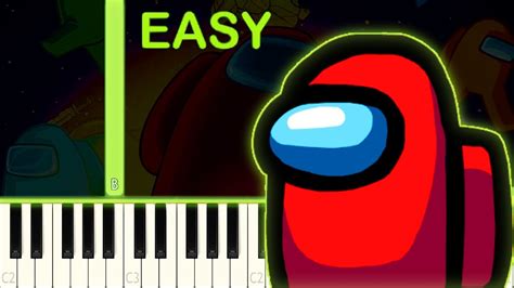 AMONG US | MENU THEME - EASY Piano Tutorial Chords - Chordify