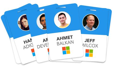 Microsoft ID badge | Pazarlama, Dijital pazarlama, Sanal