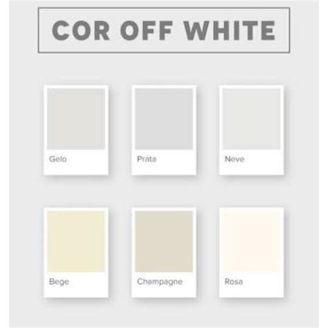 Off white | Cores, Paleta de cores, Off white