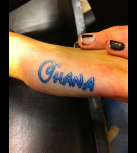 "Ohana" in Disney letters Piercing Tattoo, Tattoos And Piercings ...