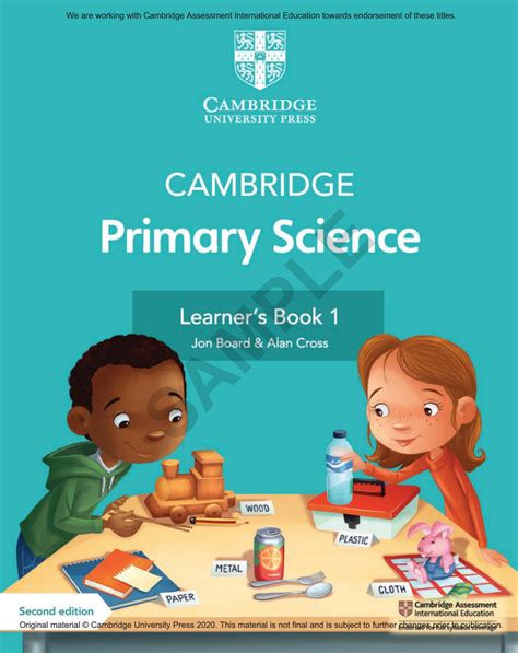 Cambridge Primary Science Workbook 5 Answers