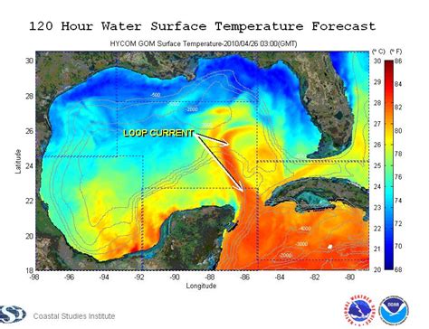 Gulf Of Mexico Loop Current Map