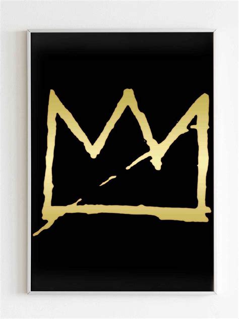 Basquiat Crown Jean Michel Basquiat Poster | Basquiat art, Jean michel ...