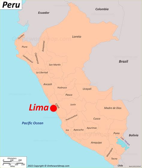 Mapa de Lima | Perú | Mapas Detallados de Lima (Ciudad de los Reyes)