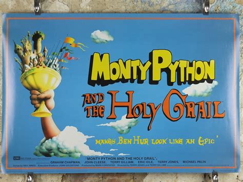 Monty Python and the Holy Grail Poster Monty Pythons Flying - Etsy