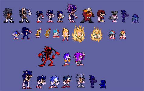 Fnf Bf Sonic Sprites