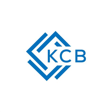 kcb letra logo diseño en blanco antecedentes. kcb creativo circulo ...