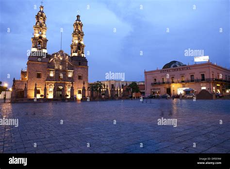 Mexico. Aguascalientes. Cathedral at main square Stock Photo - Alamy