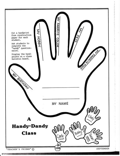 First Day Of Kindergarten Template