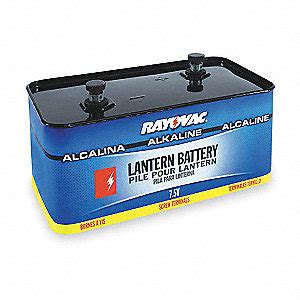 RAYOVAC Lantern Battery, Voltage 7.5, Screw Terminal Type - 3AXH6|803 ...