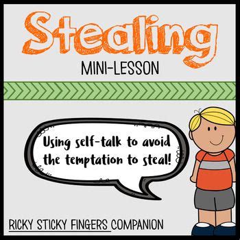 "Ricky Sticky Fingers" companion lesson on stealing | Social skills ...