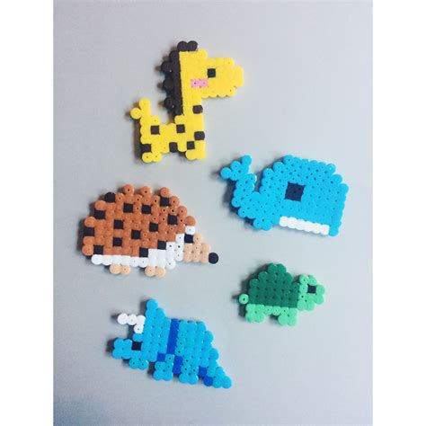 Small animals #hamabeads #hama #perler Easy Perler Bead Patterns, Loom ...