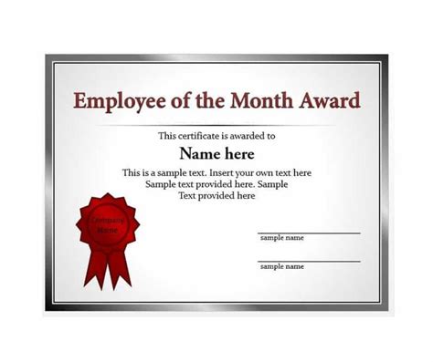 Manager Of The Month Certificate Template 3 - Best Templates Ideas For ...