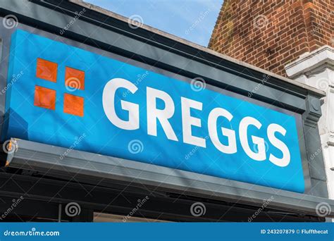 Greggs Bakery Store Sign and Logo. London, UK. Editorial Stock Image ...