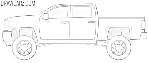 drawings of lifted trucks - mostdifficultpaintingintheworld