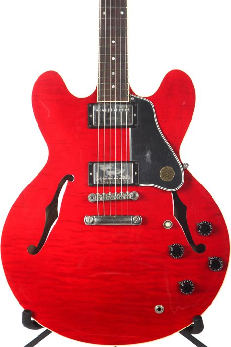 1992 Gibson ES-335 Cherry Red Gloss Guitar DOT Reissue | Guitar Chimp