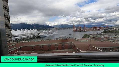 Live Webcam Vancouver Canada Harbour - Work Mix - YouTube