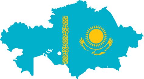 Download Kazakhstan, Flag, Map. Royalty-Free Vector Graphic - Pixabay