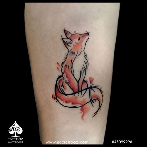 Small Wolf tattoo by Paresh Salvi at Ace Tattooz & Art Studio Colaba ...