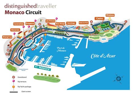 monaco-gp-map - Distinguish Traveller