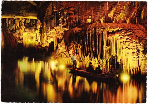 Papergreat: Postcard featuring the beautiful Jeita Grotto in Lebanon