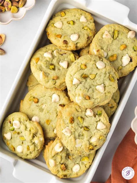 Easy Pistachio Cookies - Belly Full