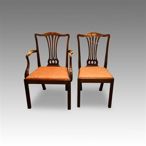 Set of 12 mahogany Georgian style dining chairs Now Sold | Hingstons ...