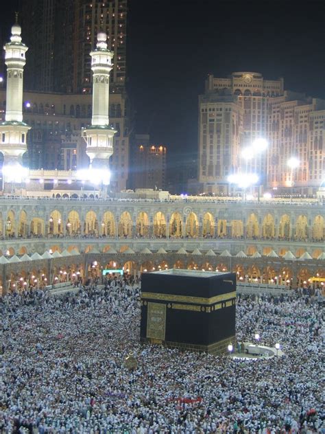 Night Kaaba stock photo. Image of koran, ramadan, mohammad - 3637522