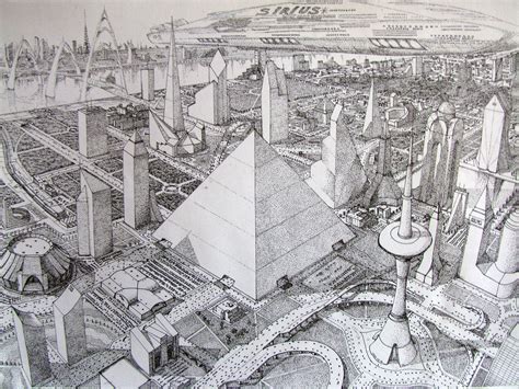 Futuristic city by bazaltique.deviantart.com on @DeviantArt ...