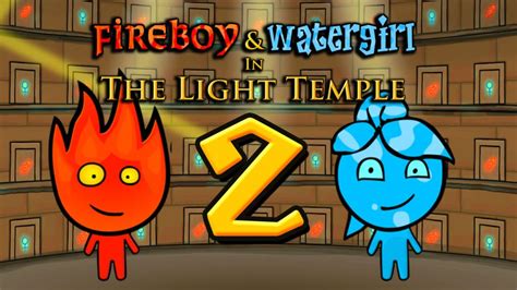 Fireboy and Watergirl 2: The Light Temple game at Friv2.Racing