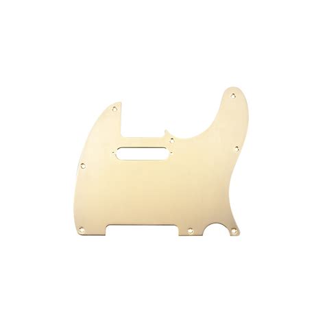 Fender Pickguard Telecaster, 8-Hole Mount, Gold-Plated, 1-Ply « Pickguard