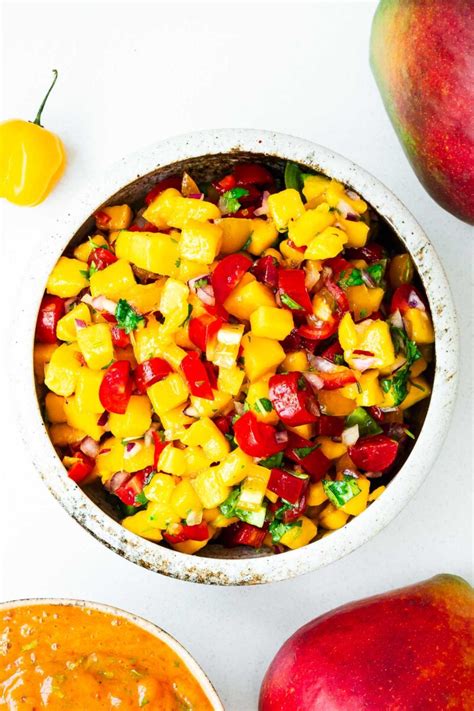 Fresh Mango Habanero Salsa (Easy Homemade Salsa Recipe) - Non-Guilty ...