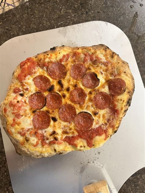 First pizza on the Ooni….. thoughts? : r/Pizza