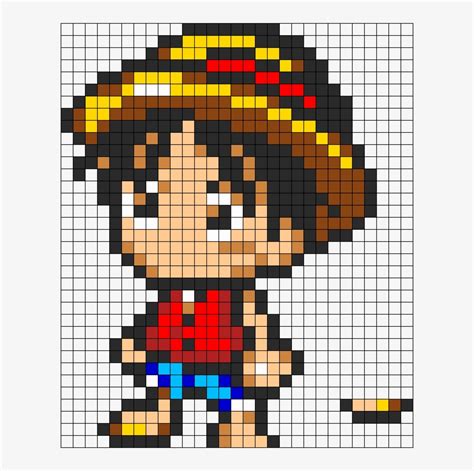 one pièce pixel art – pixel art luffy – Shotgnod