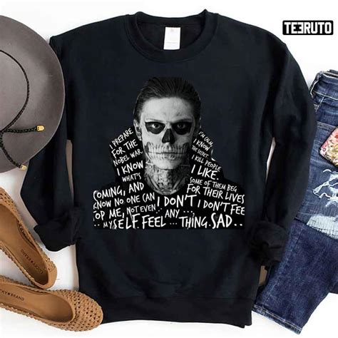 Tate Langdon Sweat AHS American Horror Story Skull Face Unisex ...