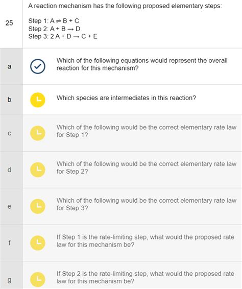 Solved A reaction mechanism has the following proposed | Chegg.com