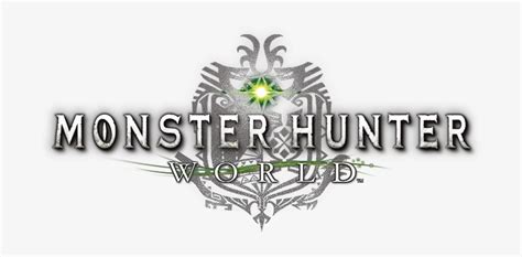 Monster Hunter World Logo Png - Monster Hunter World Title Transparent ...