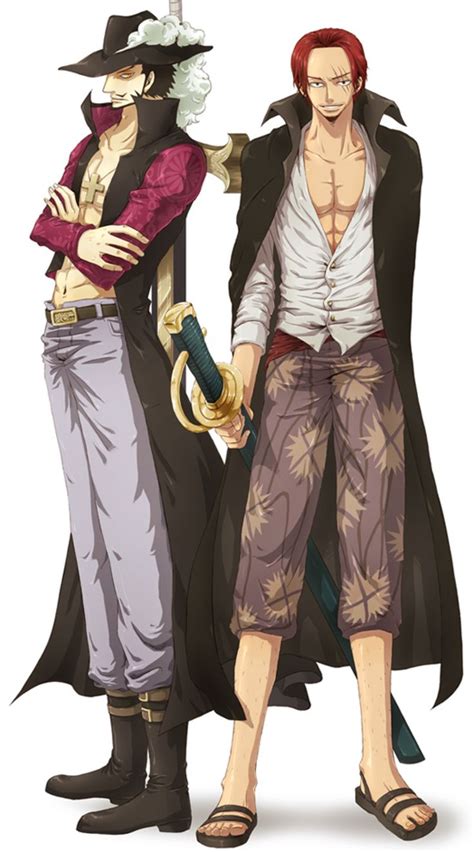 Shanks and Mihawk by YaLHi on @DeviantArt | One piece fanart, One piece ...