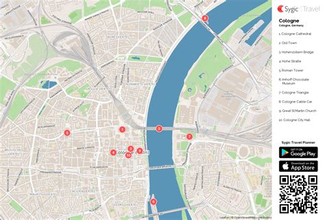 Cologne Printable Tourist Map | Tripomatic