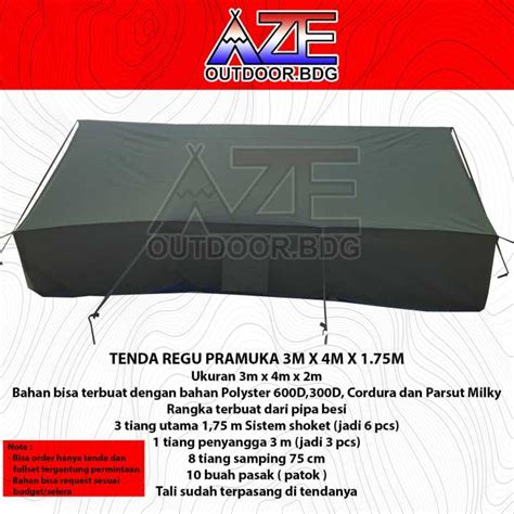 tenda pramuka murah promo tenda regu pramuka tenda kemah | Lazada Indonesia