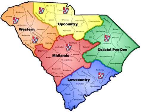 Regional Locations - S²TEM Centers SC