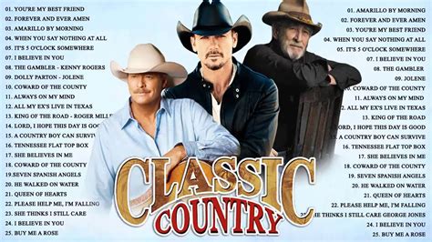 The Best Of Country Songs Of All Time - Top 100 Greatest Old Country ...