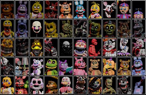 Fnaf UCN Roster (SFM Poster) by JackTheArtist2006 on DeviantArt