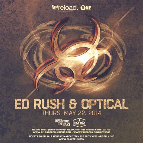 Buy Tickets to Ed Rush & Optical || Reload in Denver