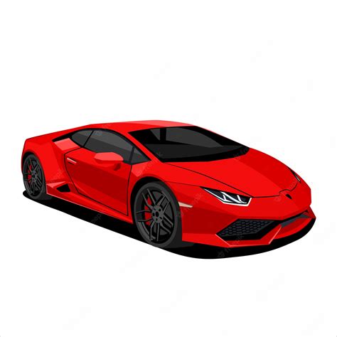 Premium Vector | Red sport car illustration