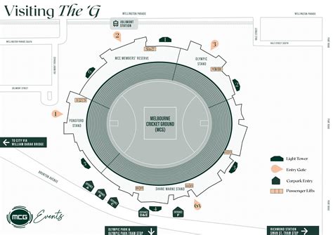 MCG Events Directional Map by Camberwell Grammar School - Issuu