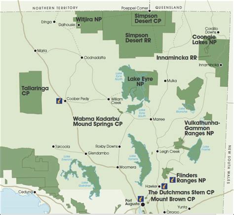 √ South Australia National Parks Map