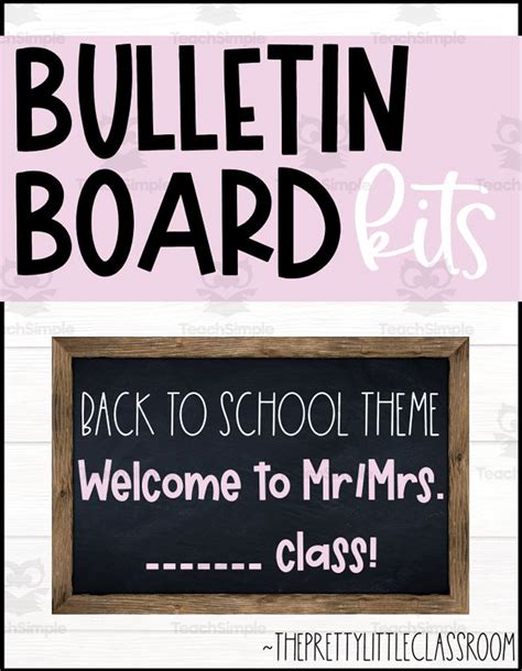 Welcome to the Class: Bulletin Board by Teach Simple