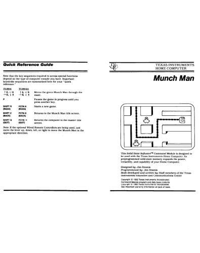 Texas Instruments TI 99-4A Manuals Pack for RocketLauncher ...